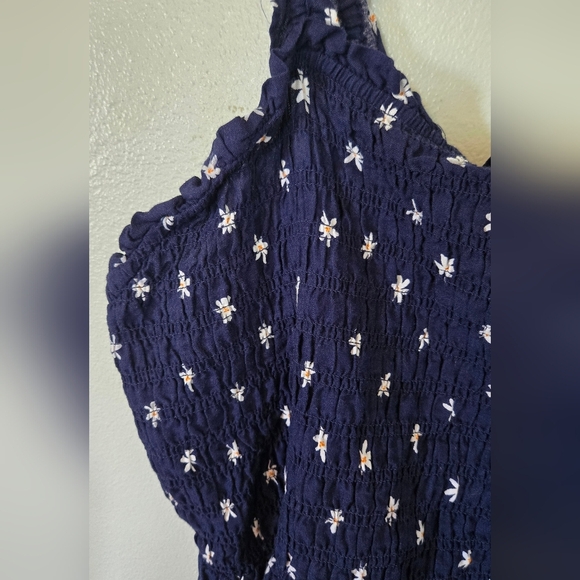 Ava & Viv Navy Daisy Print Tank Size 3X - Picture 3 of 6